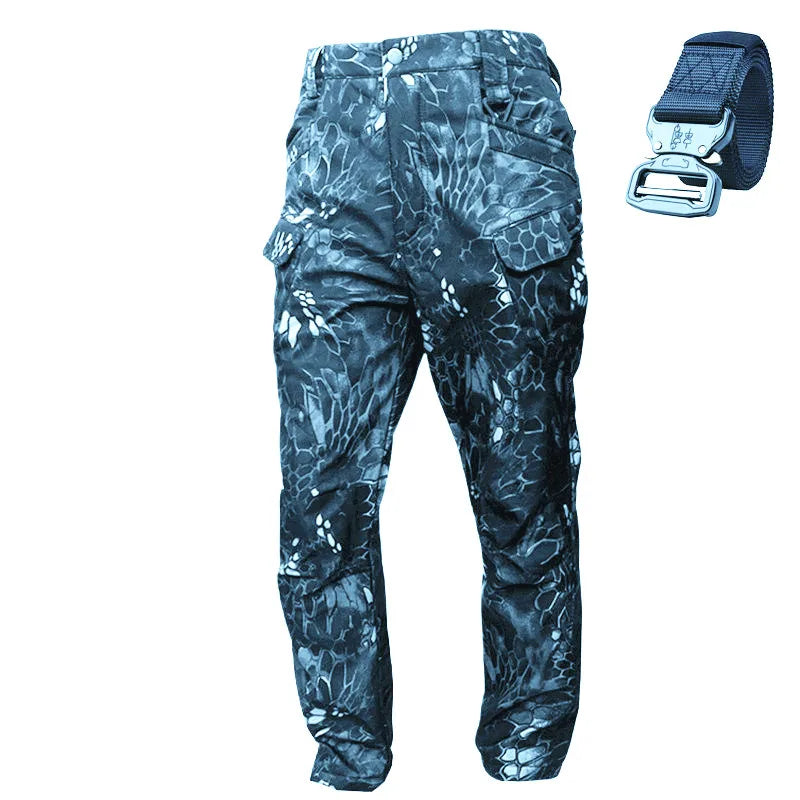 5XL 6XL Winter Autumn Tactical Jacket SoftShell Tactical Waterproof Jackets Fishing Hiking Camping Climbing Fleece Jacket Pants