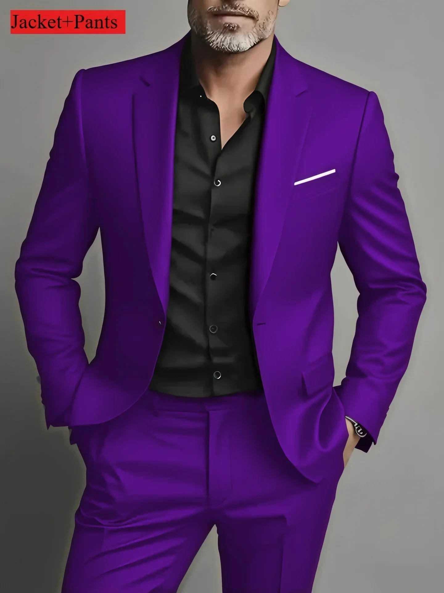 2 Pieces Extra Large Size Suits For Men Wedding Groom Tuxedos Prom Sets Business Male Blazer Trajes De Hombre