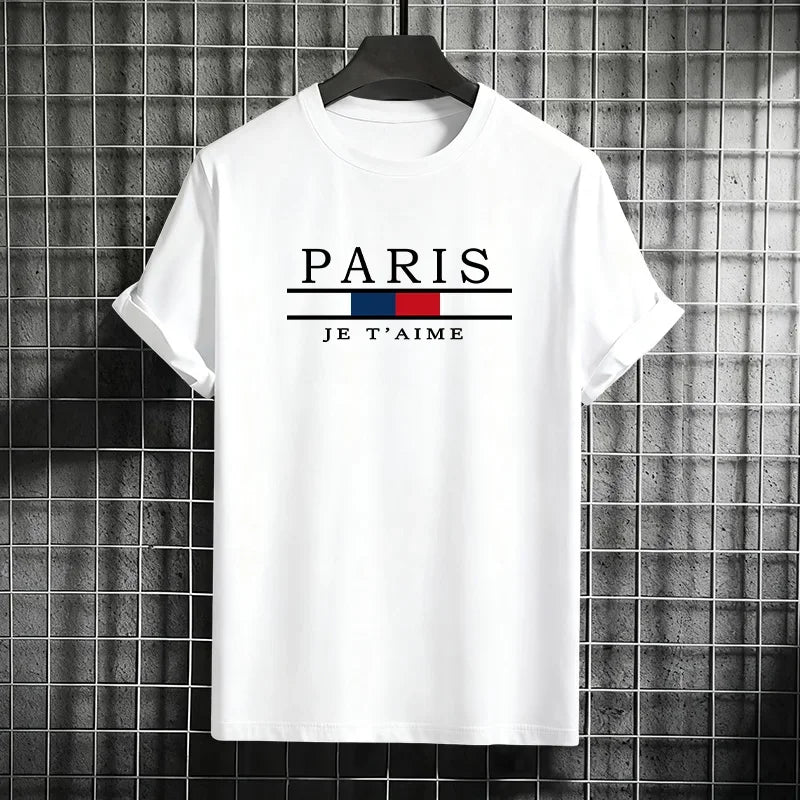 Casual Outdoors Jogging Ventilate Simple Men's Cotton Loose Short Sleeve Fashion Hot Sales Summer Comfortable Daily Men T-shirts