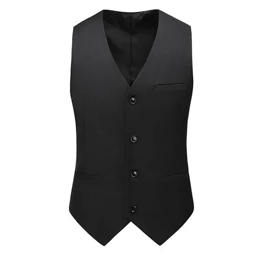 Blue Men Sleeveless Suit Vest, Brand New Slim Fit V Neck Dress Waistcoat Office Casual Vsests Asian Size M-6XL, Red Green Purple
