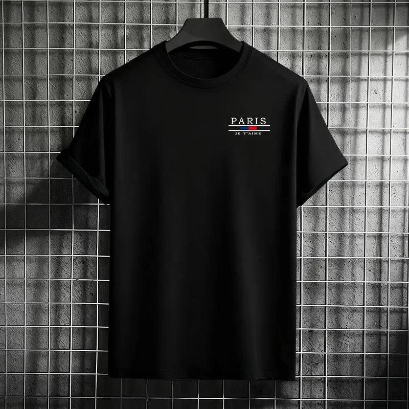 Casual Outdoors Jogging Ventilate Simple Men's Cotton Loose Short Sleeve Fashion Hot Sales Summer Comfortable Daily Men T-shirts