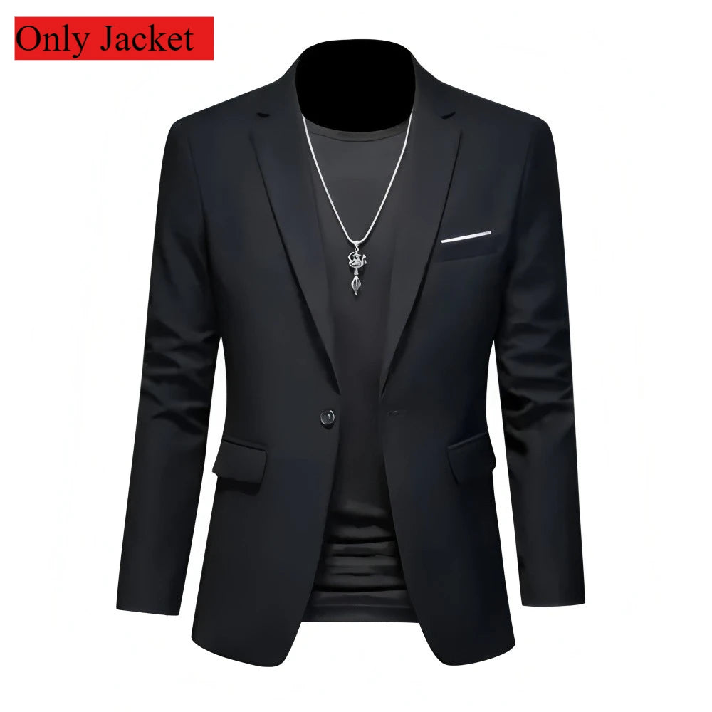 2 Pieces Extra Large Size Suits For Men Wedding Groom Tuxedos Prom Sets Business Male Blazer Trajes De Hombre
