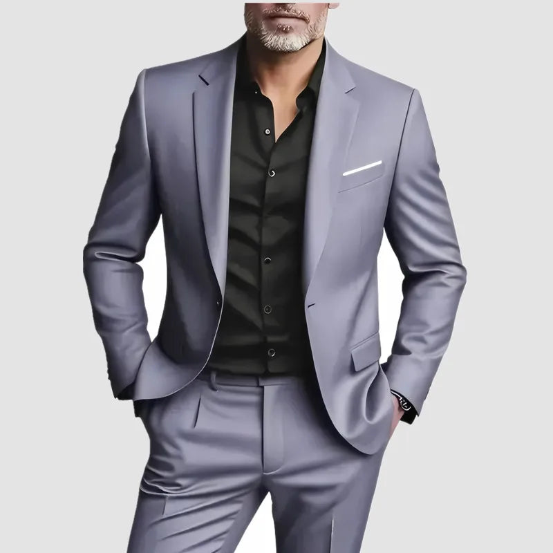 2 Pieces Extra Large Size Suits For Men Wedding Groom Tuxedos Prom Sets Business Male Blazer Trajes De Hombre