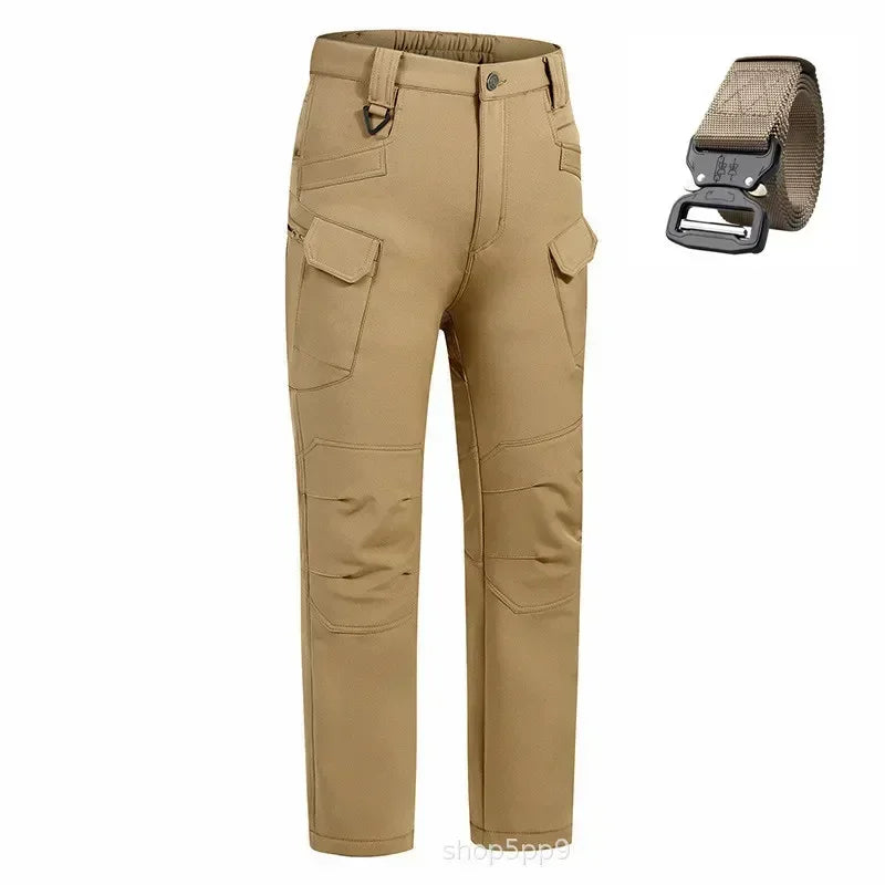 5XL 6XL Winter Autumn Tactical Jacket SoftShell Tactical Waterproof Jackets Fishing Hiking Camping Climbing Fleece Jacket Pants