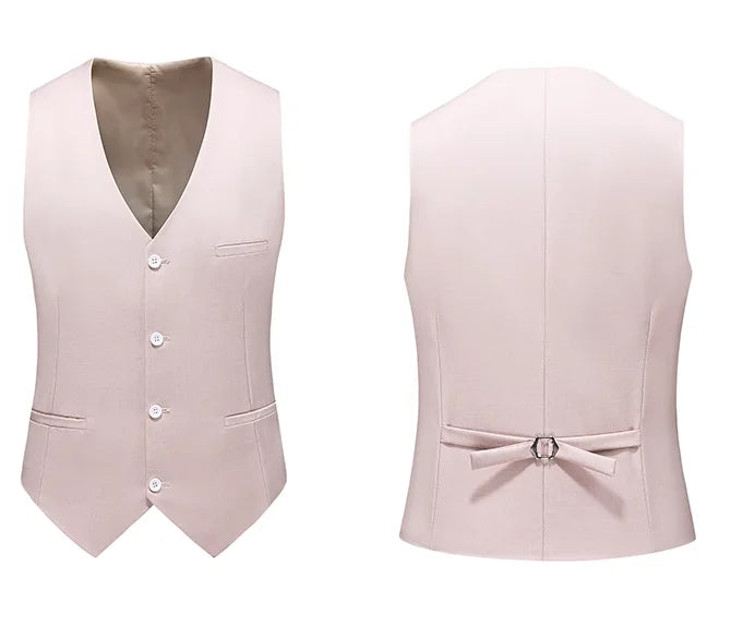 Blue Men Sleeveless Suit Vest, Brand New Slim Fit V Neck Dress Waistcoat Office Casual Vsests Asian Size M-6XL, Red Green Purple