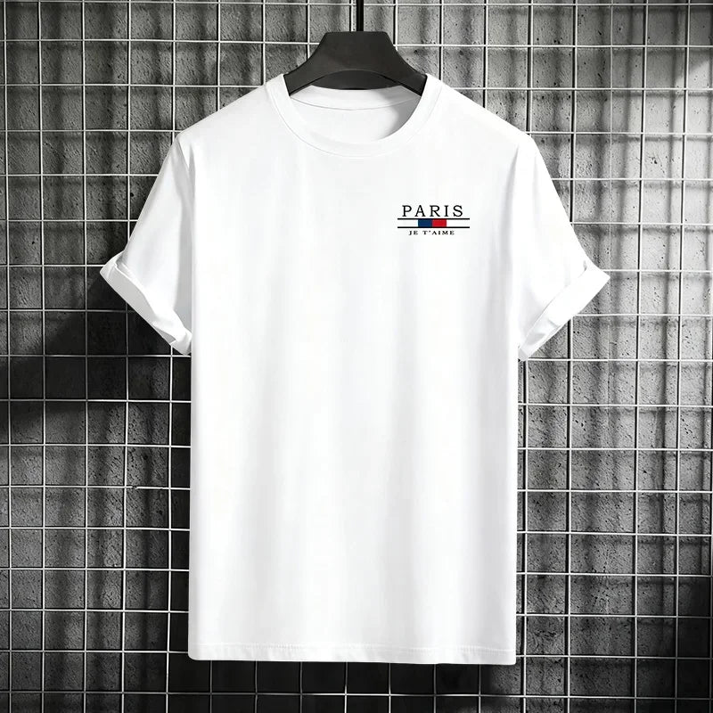 Casual Outdoors Jogging Ventilate Simple Men's Cotton Loose Short Sleeve Fashion Hot Sales Summer Comfortable Daily Men T-shirts