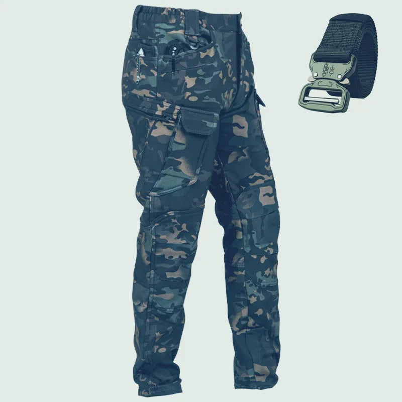 5XL 6XL Winter Autumn Tactical Jacket SoftShell Tactical Waterproof Jackets Fishing Hiking Camping Climbing Fleece Jacket Pants